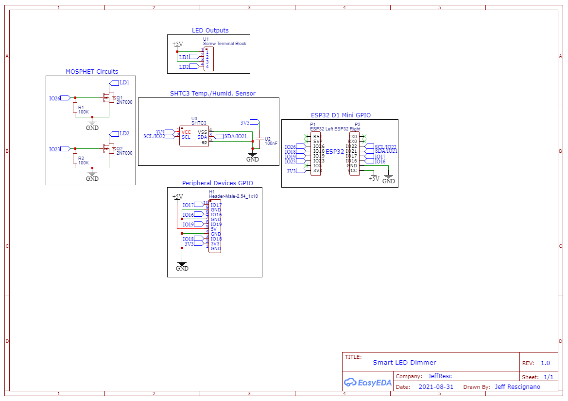 Smart LED Dimmer Schematic